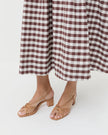 MINNA DUNE LEATHER HEELED SANDAL