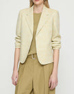 PASTEL DUST TWEED CROPPED BOYFRIEND BLAZER