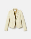 PASTEL DUST TWEED CROPPED BOYFRIEND BLAZER