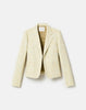 PASTEL DUST TWEED CROPPED BOYFRIEND BLAZER