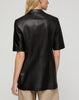 NAPPA LEATHER SHORT SLEEVE BLAZER