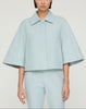 TECHNO STRETCH TWILL CROPPED JACKET