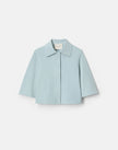 TECHNO STRETCH TWILL CROPPED JACKET
