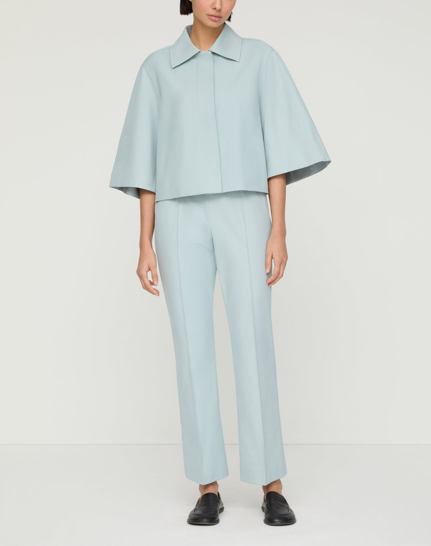 TECHNO STRETCH TWILL CROPPED JACKET