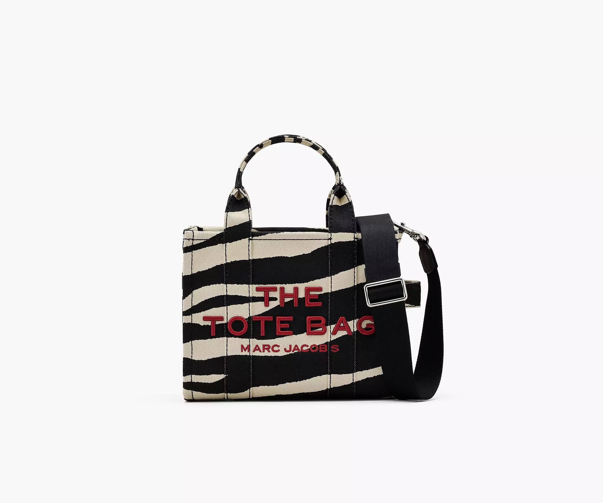 THE ZEBRA CANVAS SMALL TOTE BAG