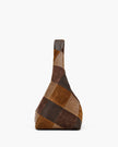 THE SUEDE PATCHWORK SACK BAG