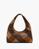 THE SUEDE PATCHWORK SACK BAG
