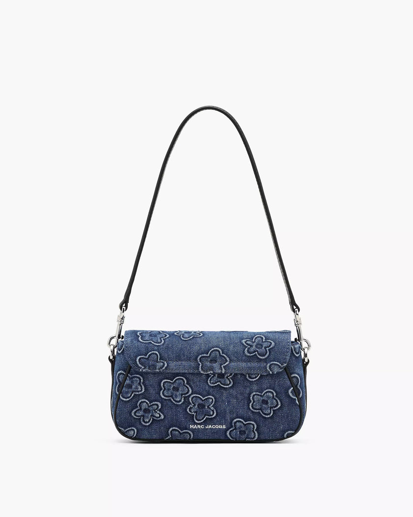 THE PUFFY DAISY DENIM CLOVER SHOULDER BAG