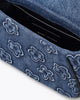 THE PUFFY DAISY DENIM CLOVER SHOULDER BAG