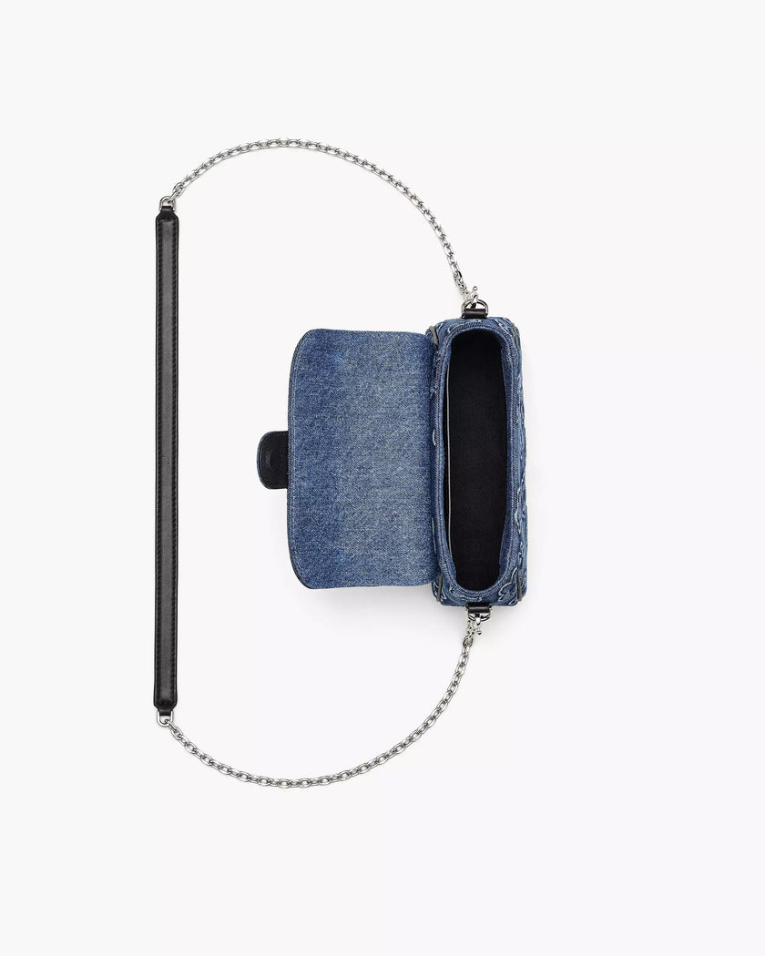 THE PUFFY DAISY DENIM CLOVER SHOULDER BAG