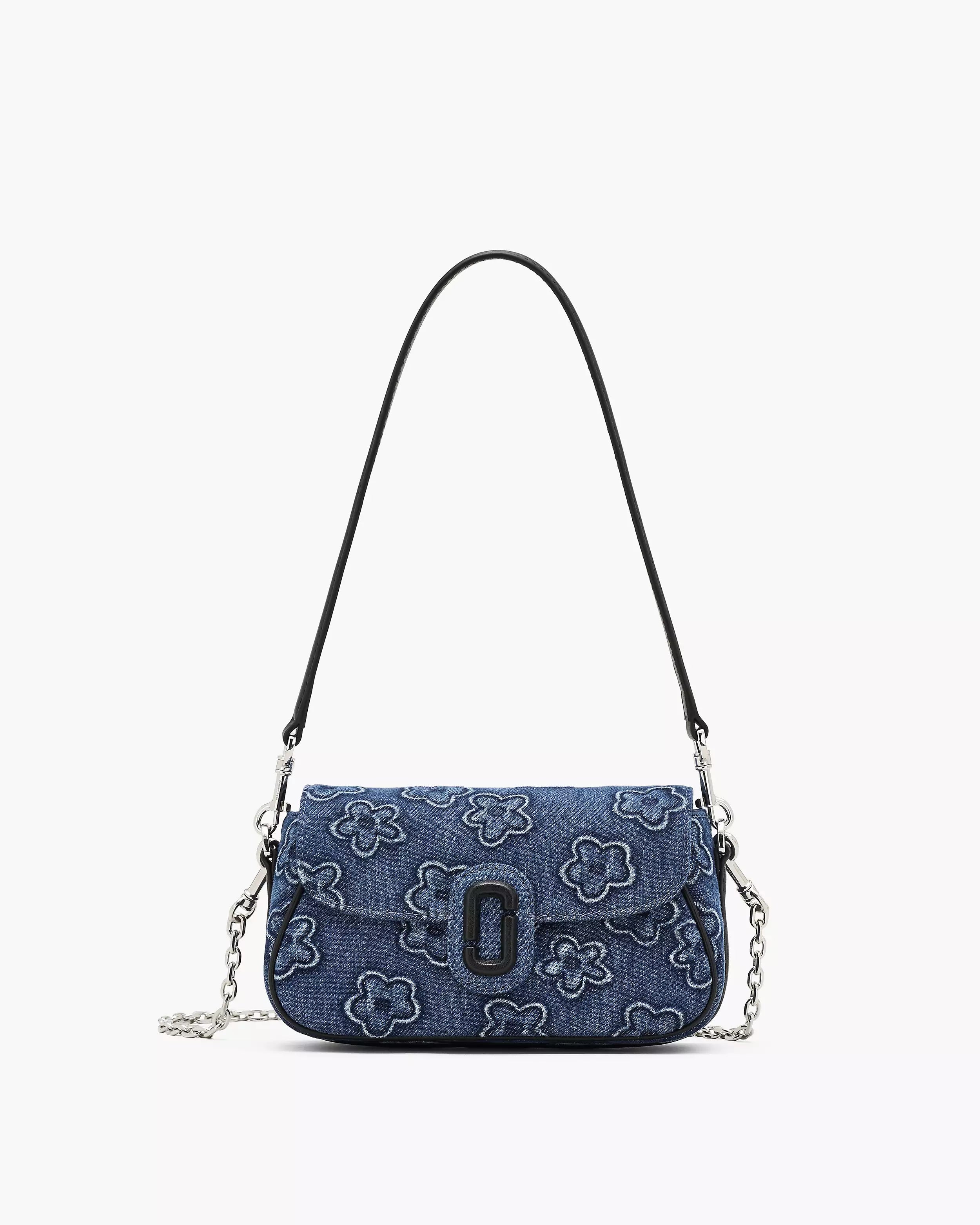 THE PUFFY DAISY DENIM CLOVER SHOULDER BAG