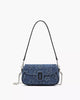THE PUFFY DAISY DENIM CLOVER SHOULDER BAG