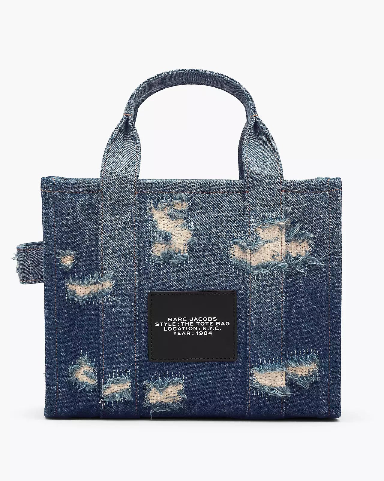 THE RIP AND REPAIR DENIM SMALL TOTE BAG