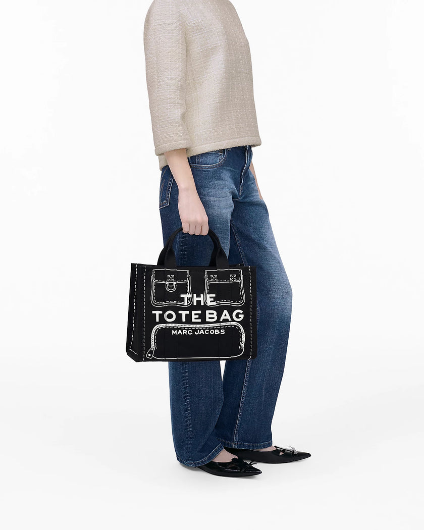 THE TROMPE LOEIL CARGO CANVAS MEDIUM TOTE BAG