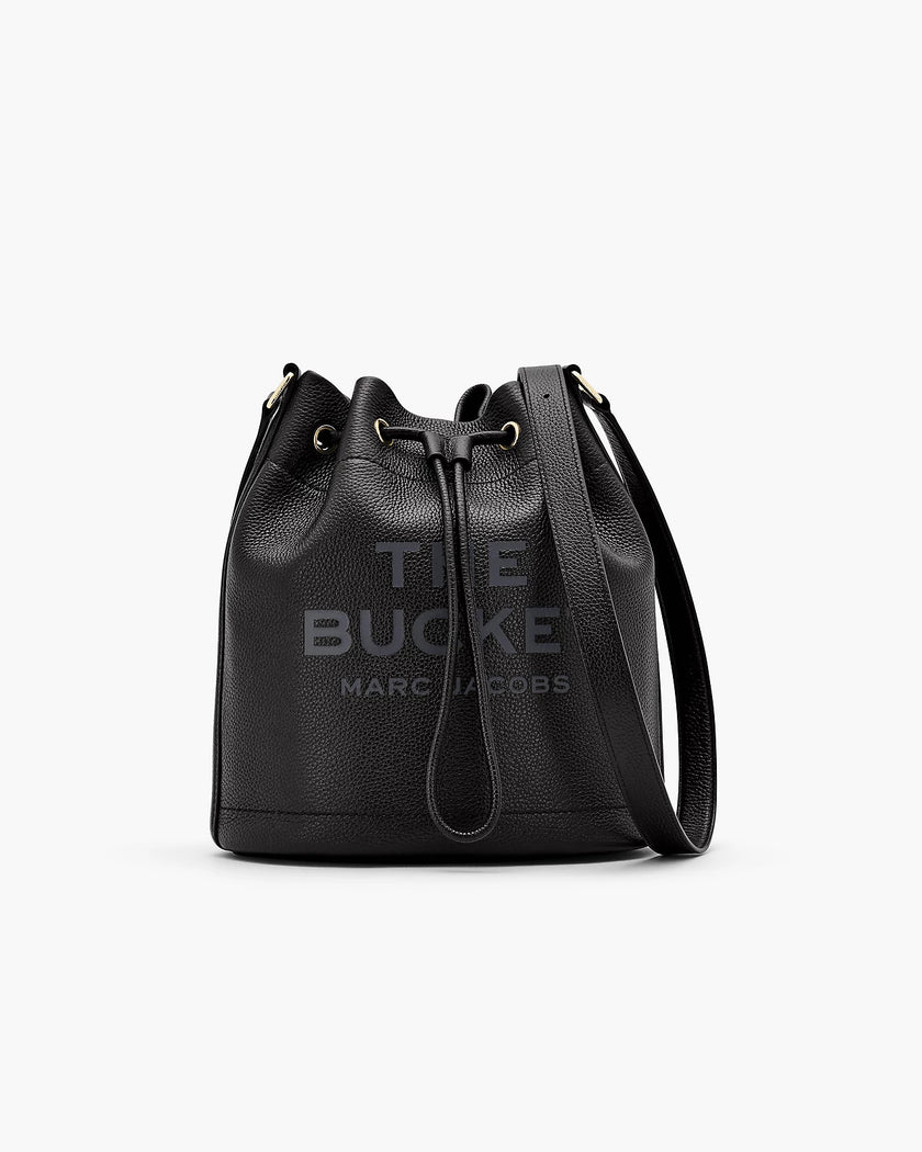 THE LEATHER LARGE BUCKET BAG
