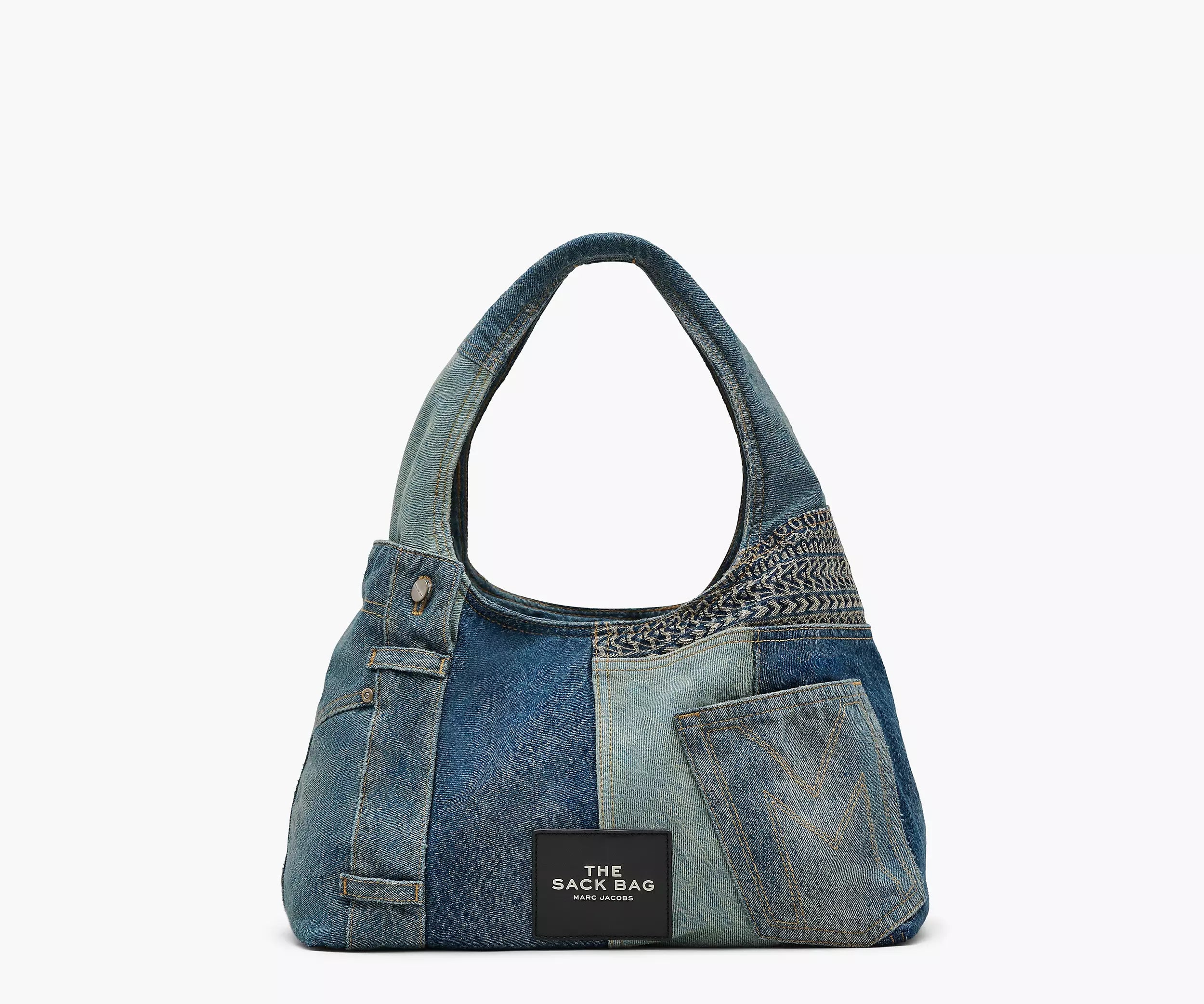 THE DECONSTRUCTED DENIM SACK BAG