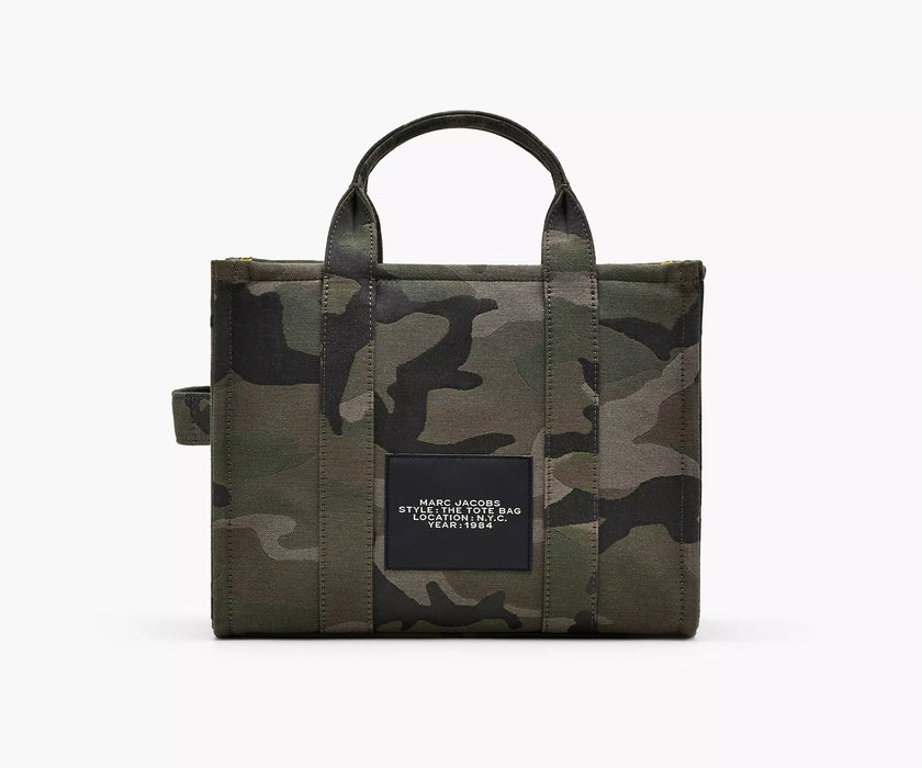 THE CAMO JACQUARD MEDIUM TOTE BAG