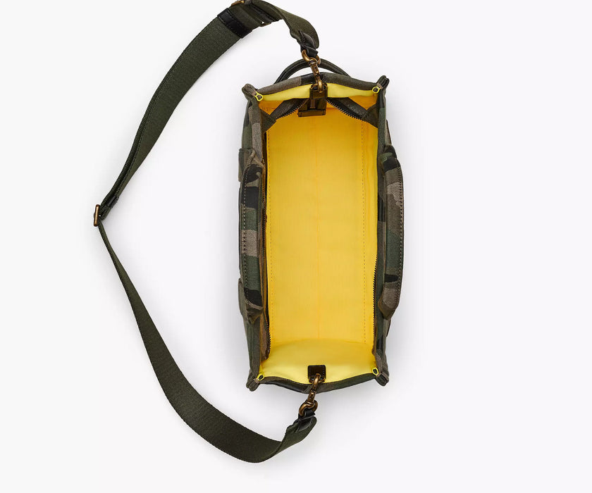 THE CAMO JACQUARD MEDIUM TOTE BAG