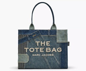 THE LARGE TOTE DECONSTRUCTED DENIM
