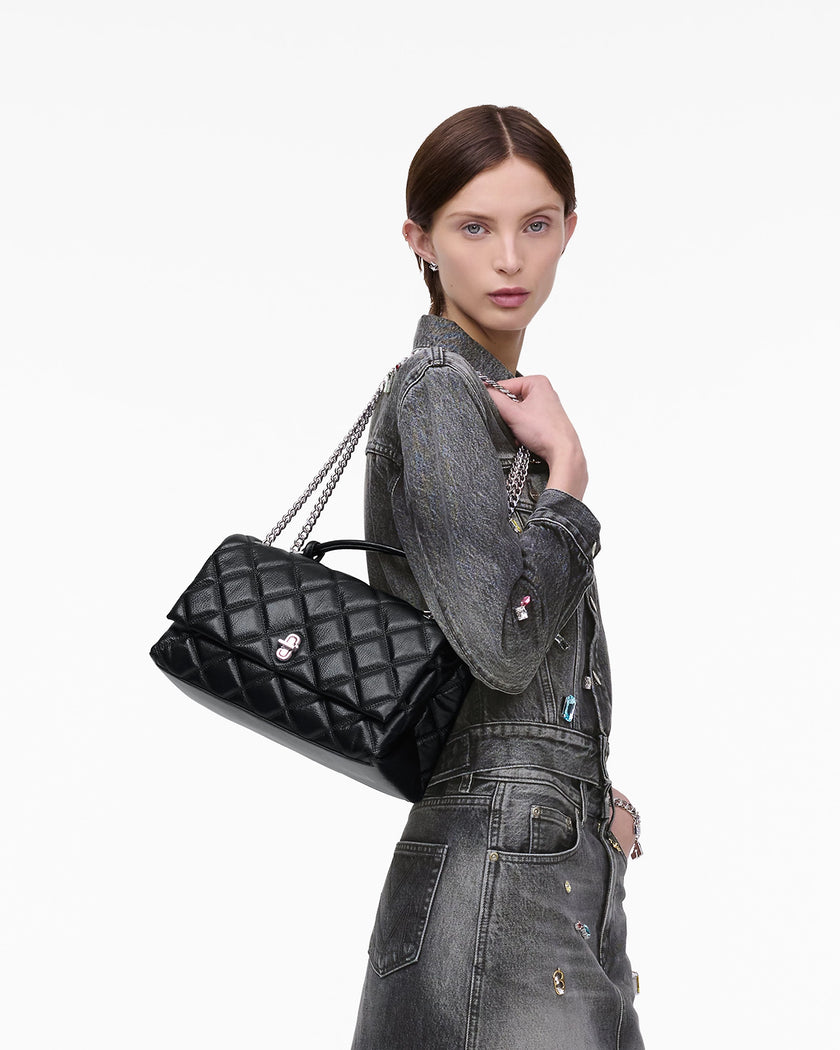 THE QUILTED DUAL CONVERTIBLE SHOULDER BAG