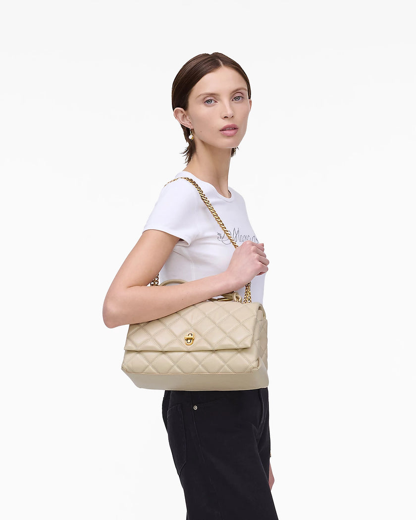 THE QUILTED DUAL CONVERTIBLE SHOULDER BAG