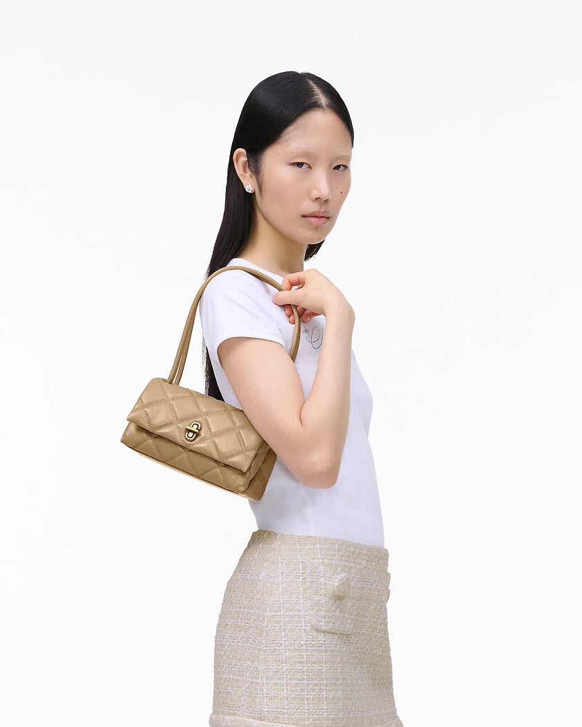 THE QUILTED MINI DUAL SHOULDER BAG