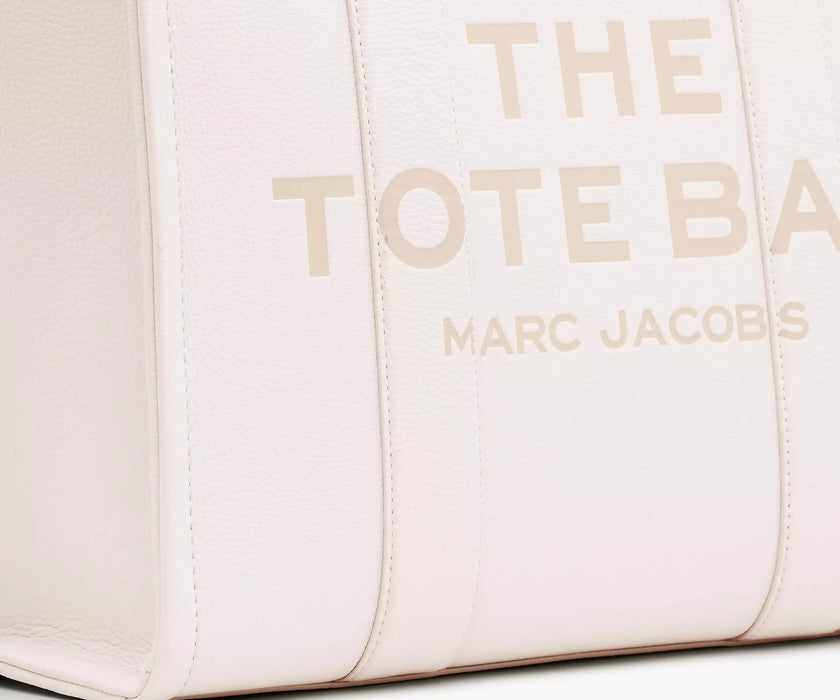 THE LEATHER LARGE TOTE BAG