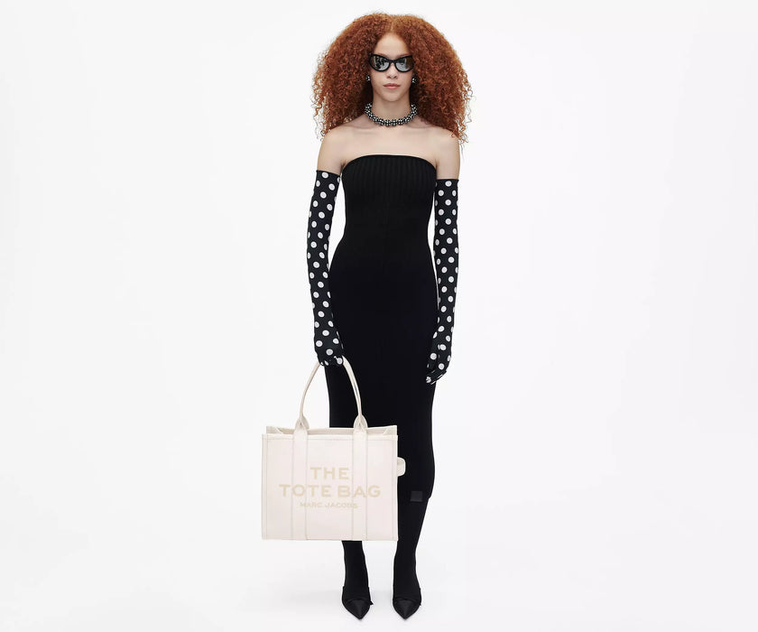 THE LEATHER LARGE TOTE BAG