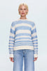 MOA STRIPED BUBBLE SWEATER IN BLUE GRADIENT STRIPE