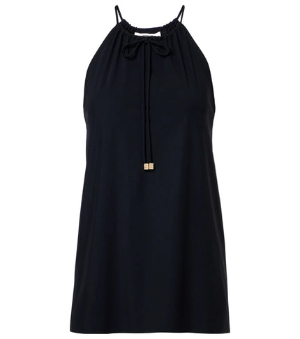 MODERN FLOW HALTERNECK BLOUSE