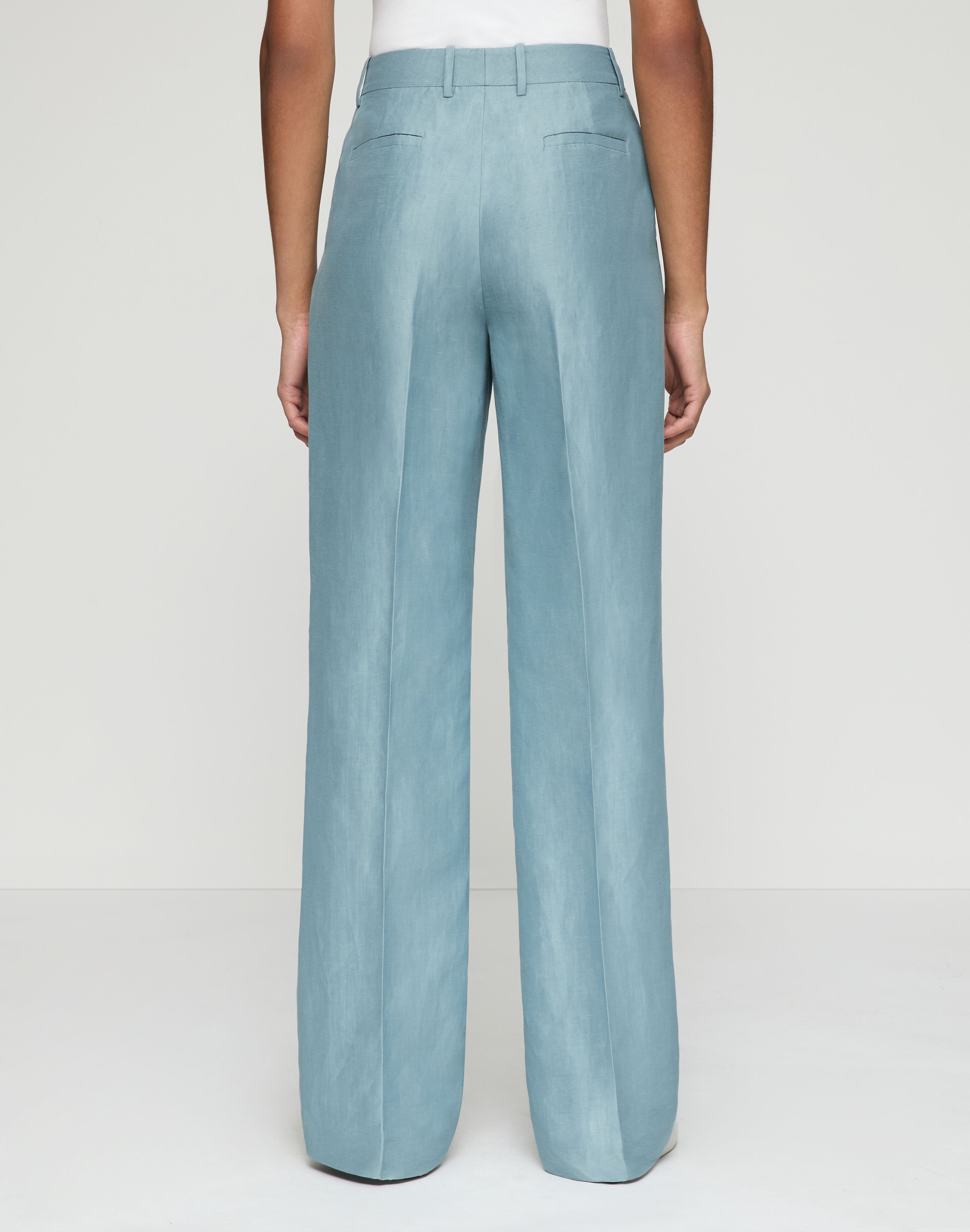 LINEN VISCOSE GATES PANT