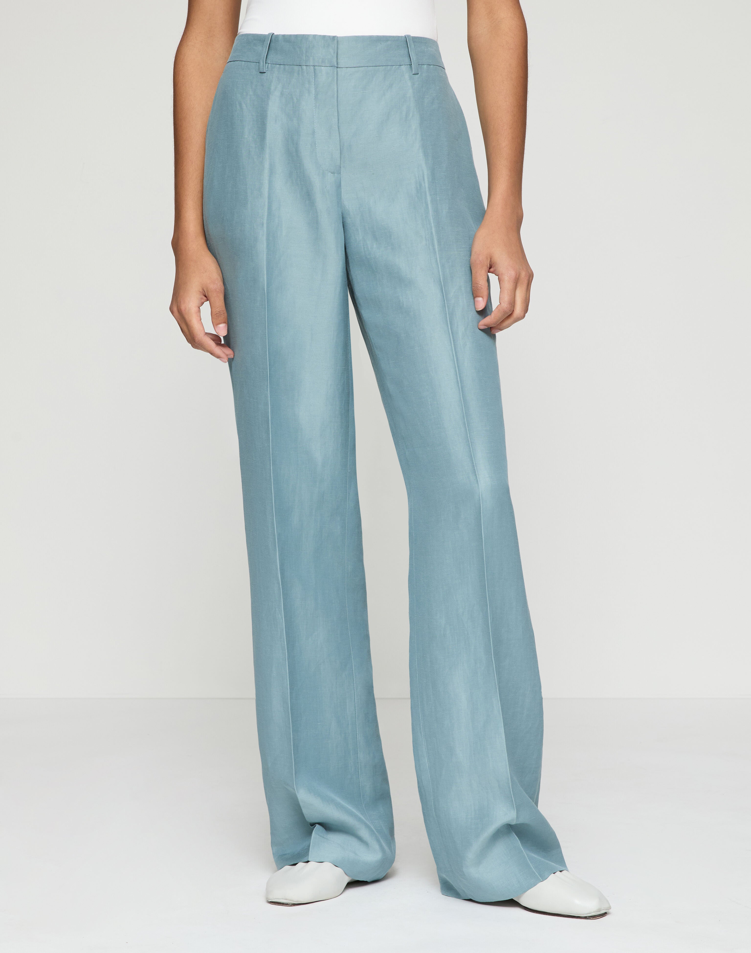 LINEN VISCOSE GATES PANT