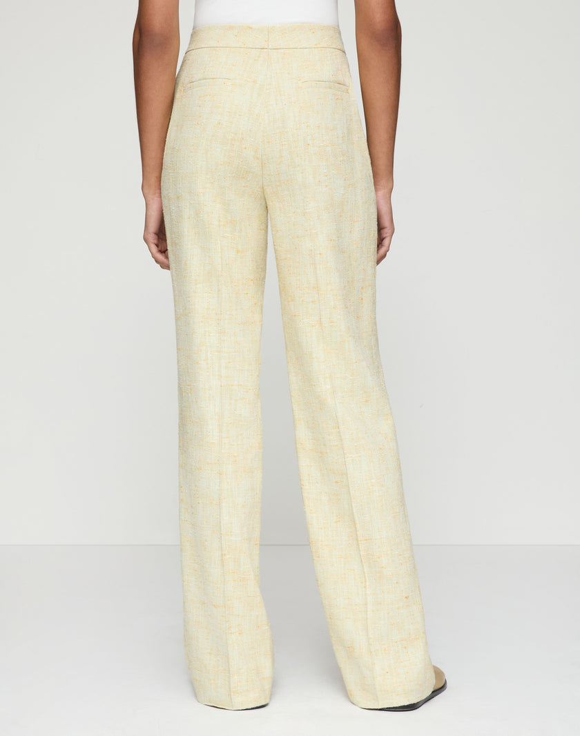 PASTEL DUST TWEED GATES PANT