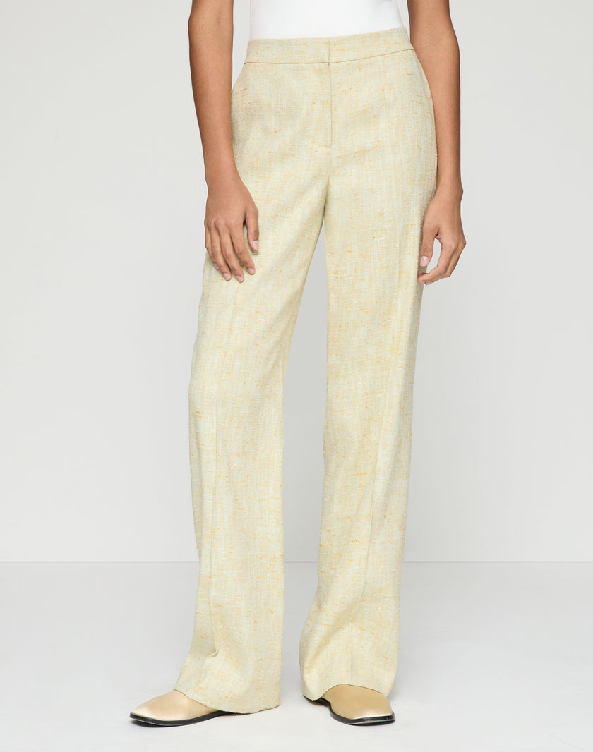 PASTEL DUST TWEED GATES PANT