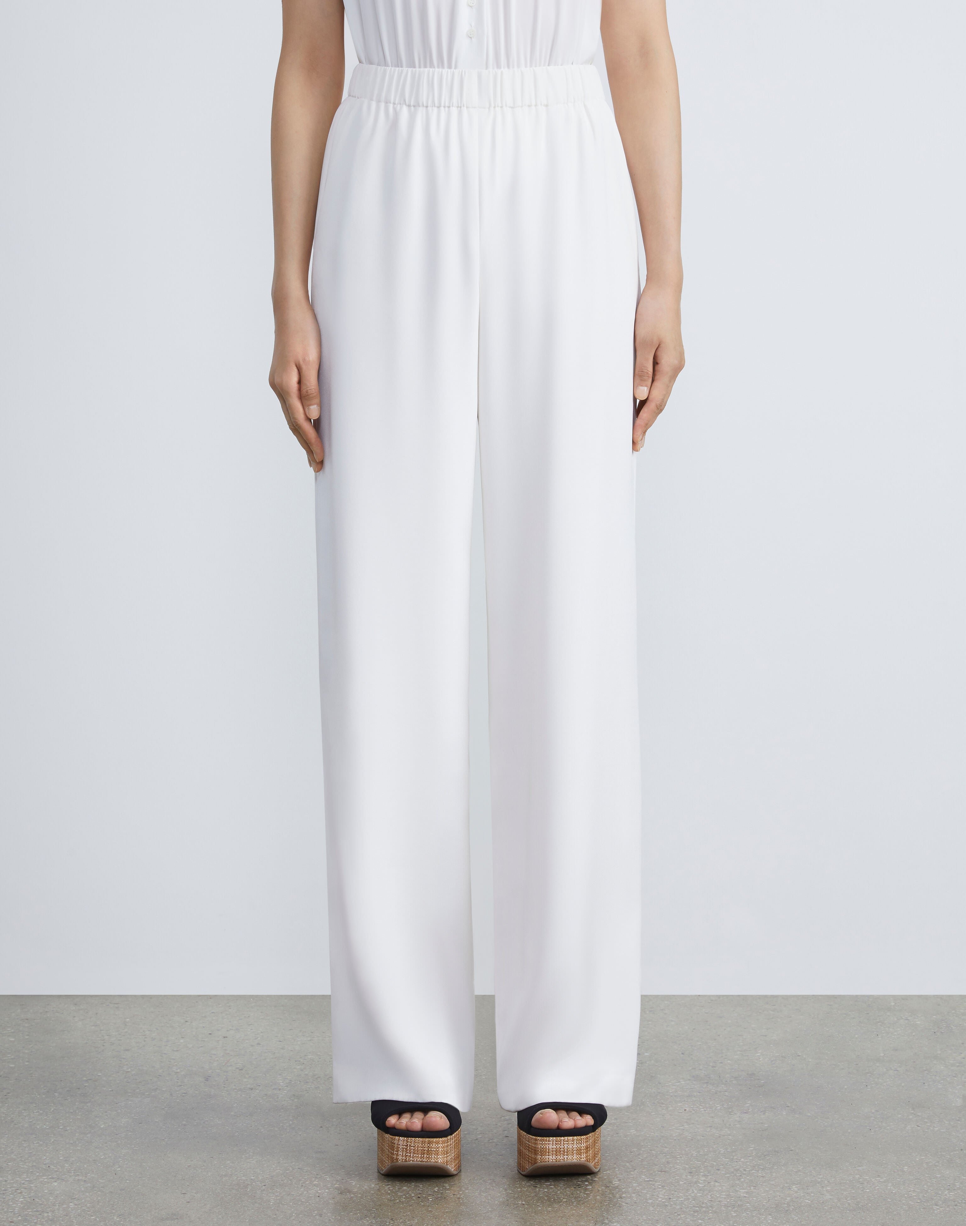 ORGANIC SILK CREPE DE CHINE PERRY PANT