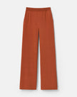 ORGANIC SILK STRETCH GEORGETTE KNIT WAIST RIVERSIDE PANT