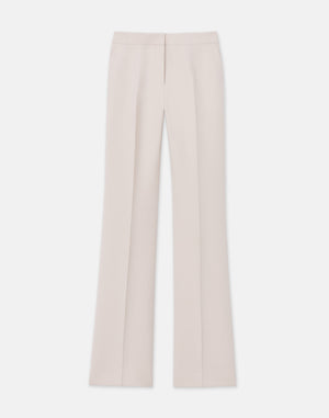 WOOL SILK CREPE SAINT MARKS FLARED PANT