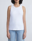 COTTON RIB RACERBACK TANK