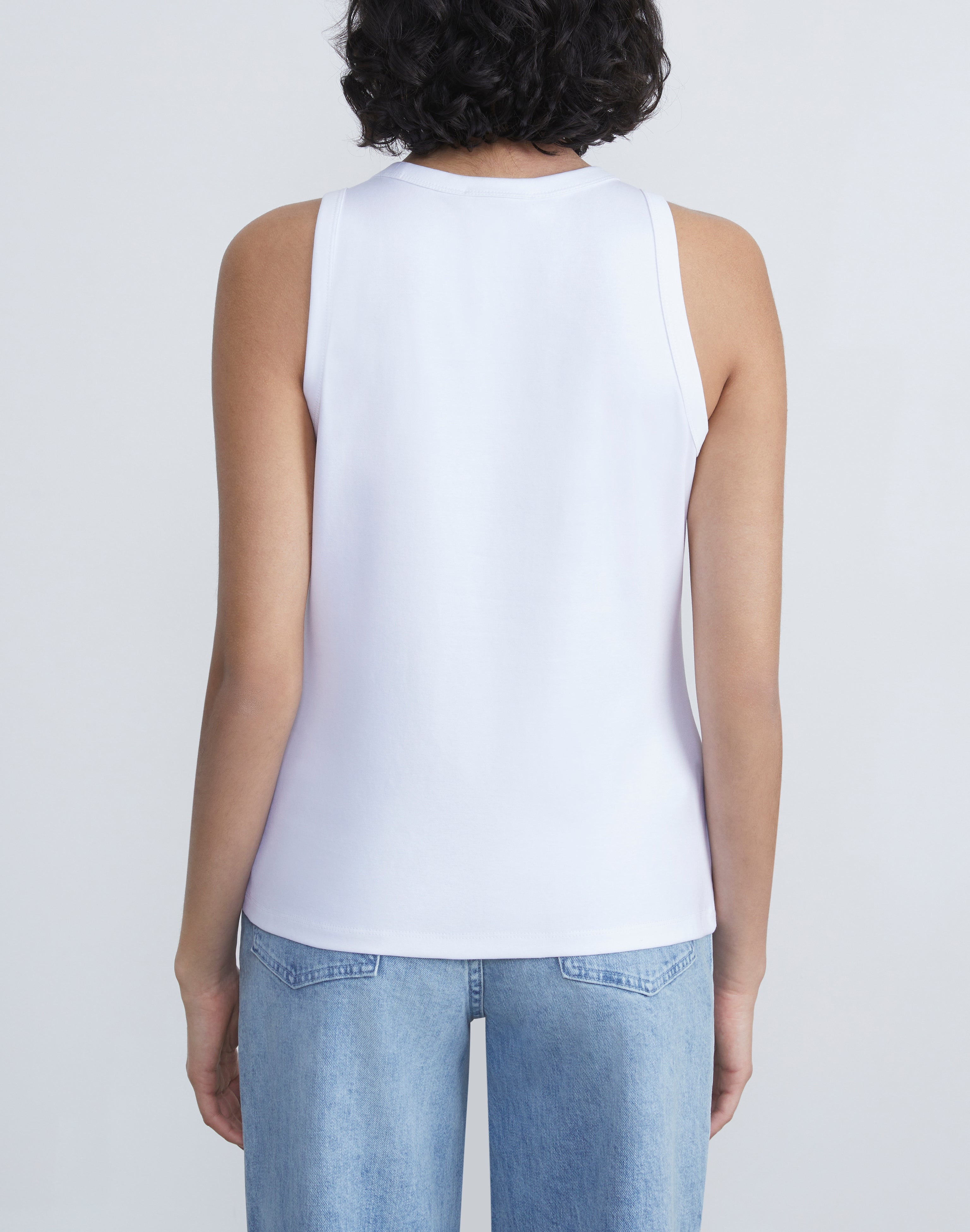 COTTON RIB RACERBACK TANK