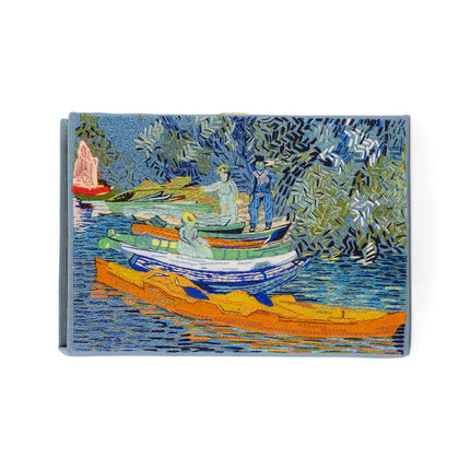 BANK OF OISE AT AUVERS BOOK CLUTCH