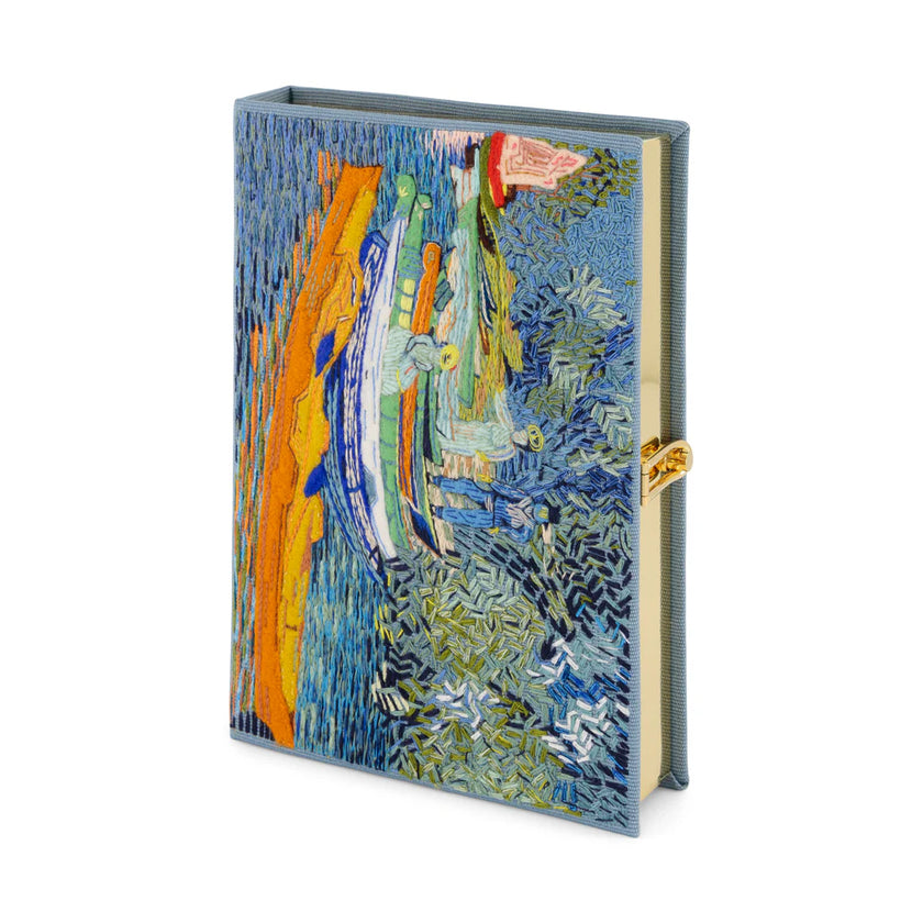 BANK OF OISE AT AUVERS BOOK CLUTCH