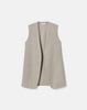 TROPICAL WEAVE OPEN FRONT VEST