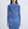 SUNBURST RIB SWEATER