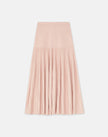 RESPONSIBLE MATTE CREPE OTTOMAN STITCH SKIRT