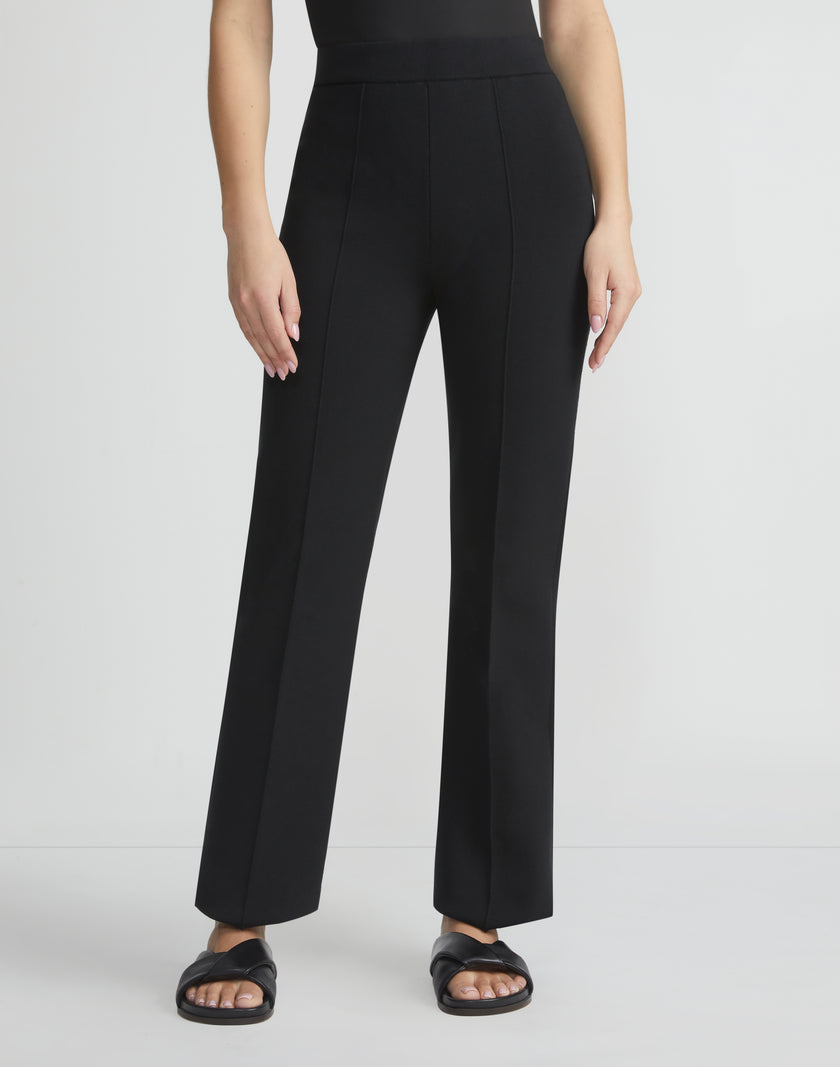 RESPONSIBLE MATTE CREPE FOLEY FLARED PANT