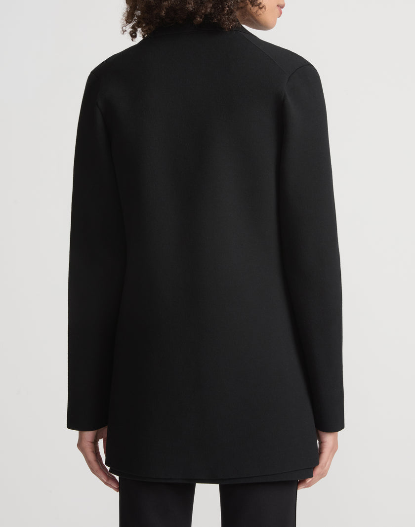 RESPONSIBLE MATTE CREPE KNIT BLAZER