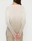 HAND DIP DYE CASHMERE SEQUIN SWEATER