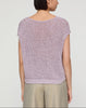 COTTON SILK LOOP OPEN STITCH SHELL