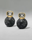 MADERA LUCITE DISC POST EARRING