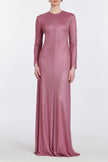 AURORA METALLIC KNIT GOWN